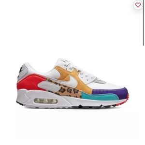 Nike Air Max 90 SE Women's Sneakers White/Light Curry/Habanero Red